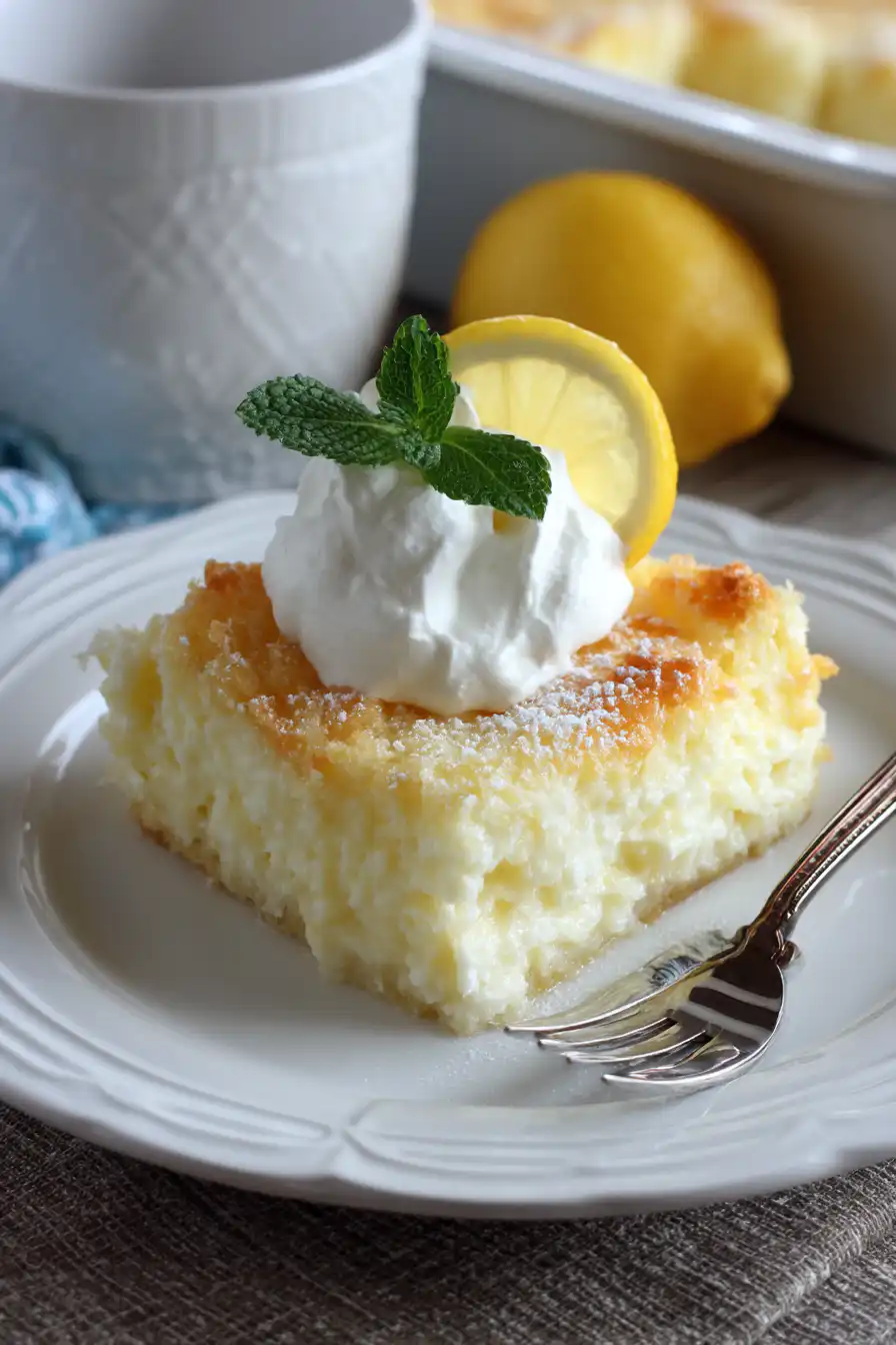 4-Ingredient Lemon Cream Cheese Dump Cake