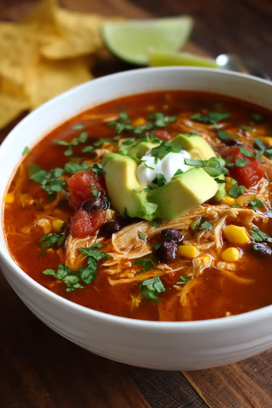 7 Can Chicken Taco Soup