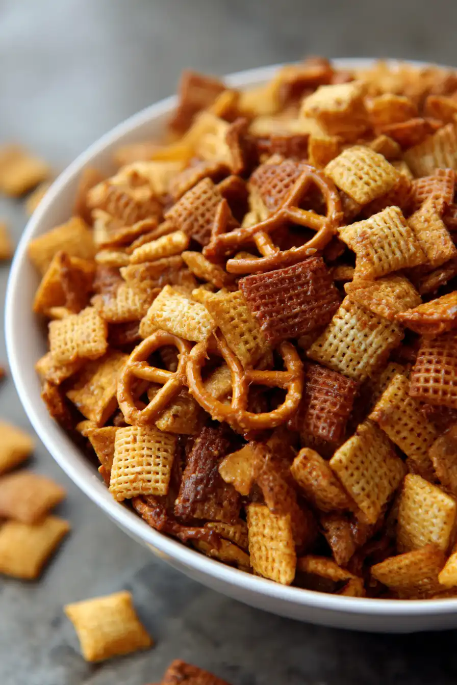 Addicting Toffee Chex Mix Recipe