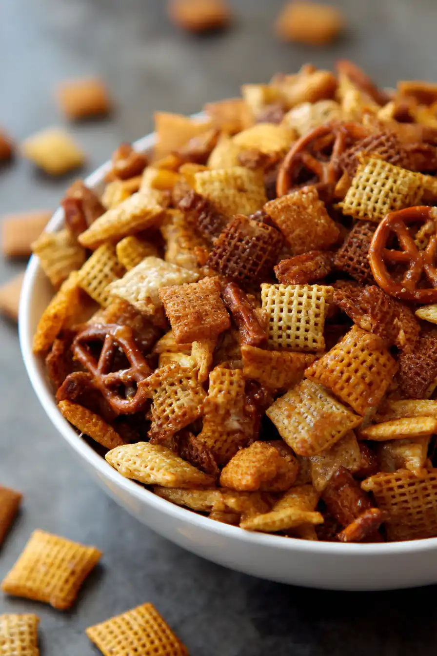 Addicting Toffee Chex Mix Recipe
