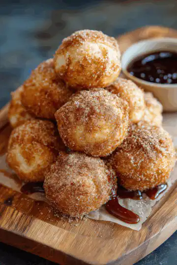 Air Fryer Churro Apple Pie Bombs