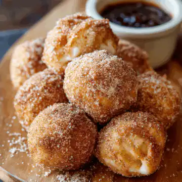 Air Fryer Churro Apple Pie Bombs