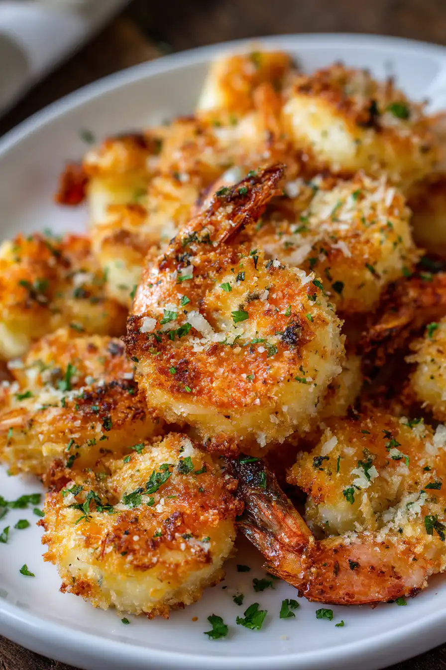 Air Fryer Garlic Parmesan Shrimp