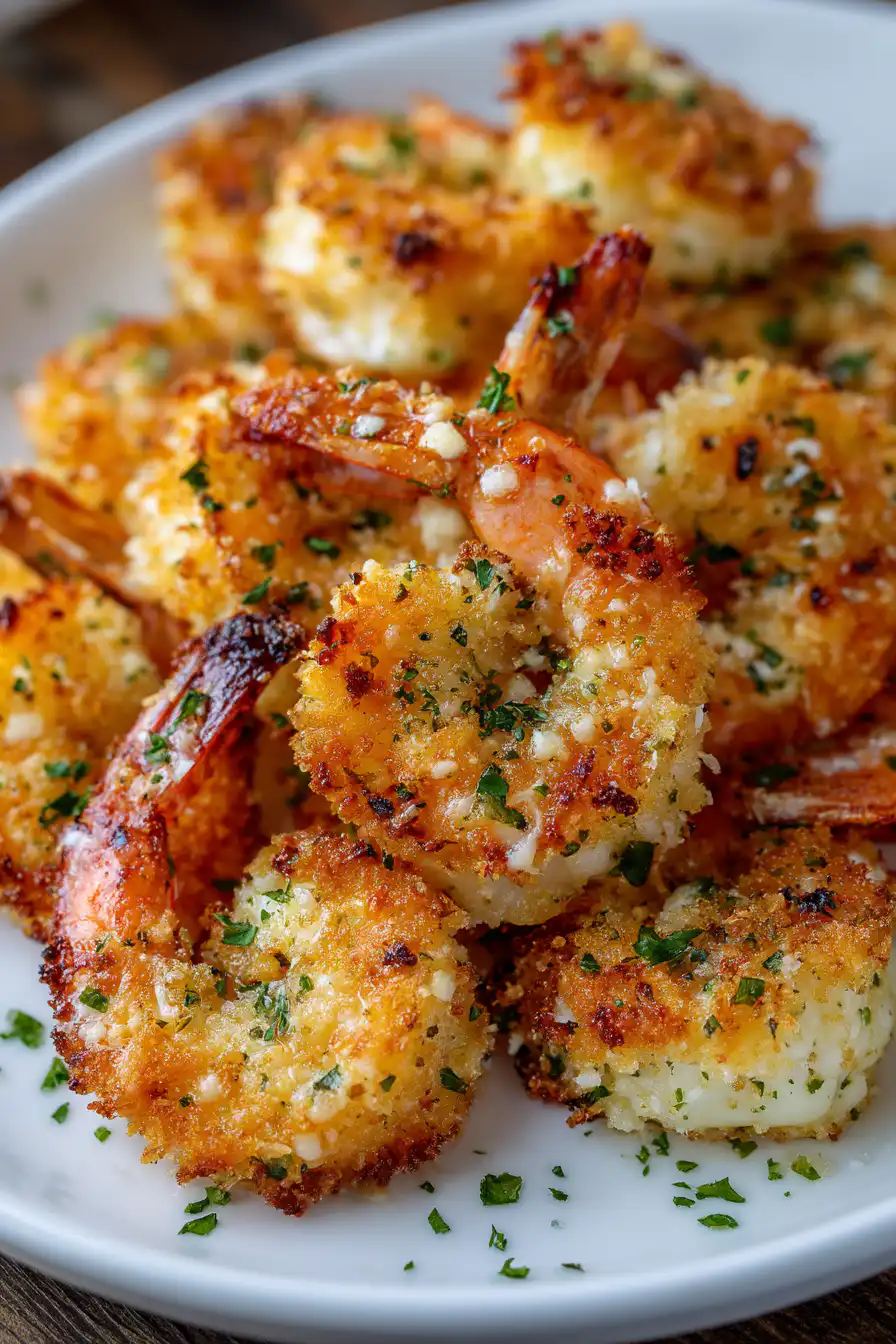 Air Fryer Garlic Parmesan Shrimp