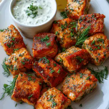 Air Fryer Salmon Bites