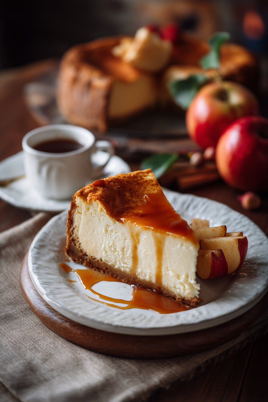 Apple Cider Cheesecake