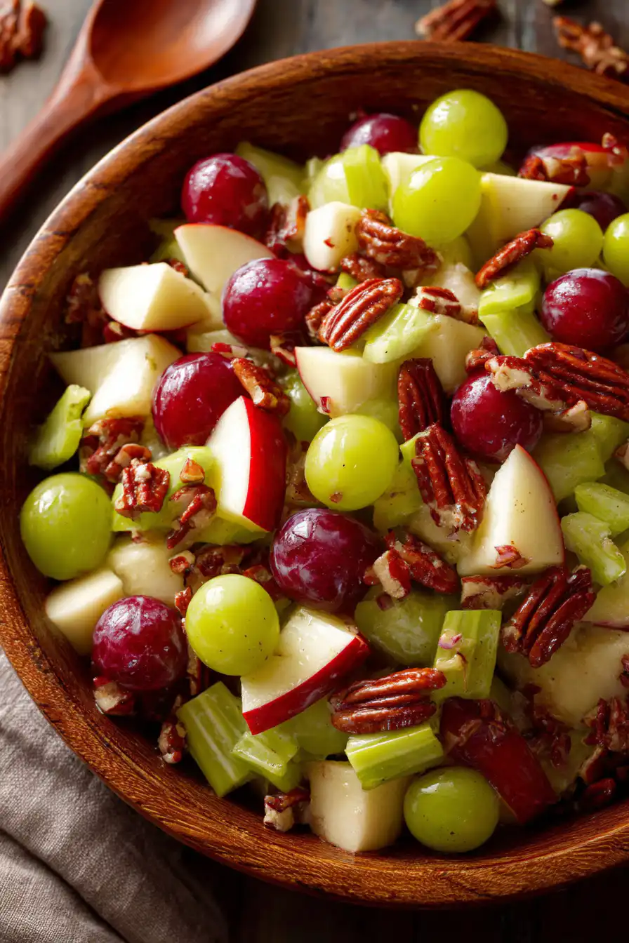 Apple Salad with Honeycrisp Apples, Celery, Grapes, Pecans