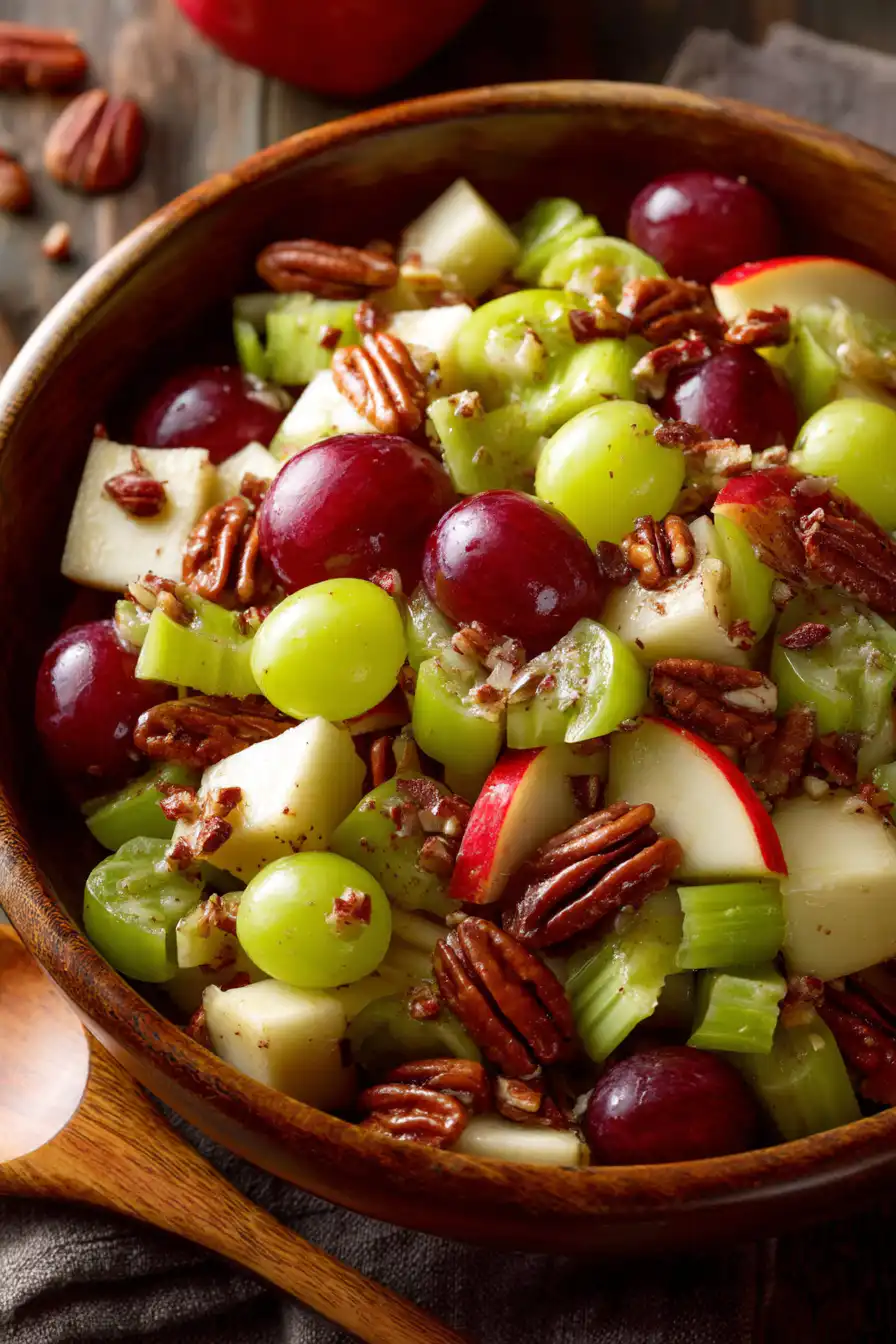 Apple Salad with Honeycrisp Apples, Celery, Grapes, Pecans