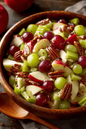 Apple Salad with Honeycrisp Apples, Celery, Grapes, Pecans