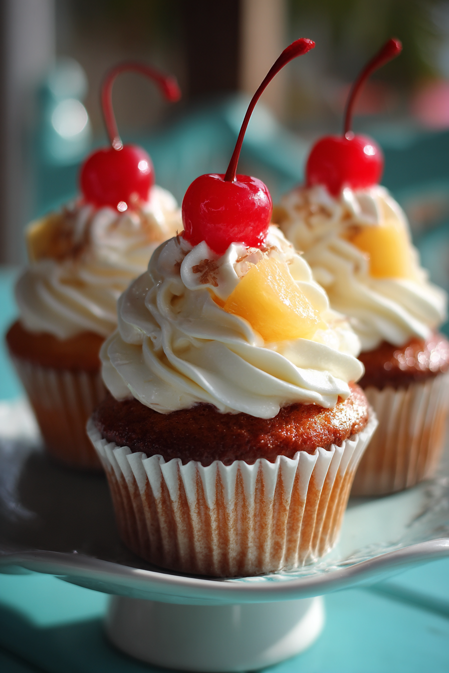 Bahama Mama Cupcakes