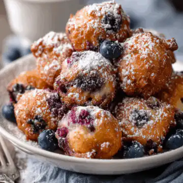 Baked Blueberry Fritter Bites
