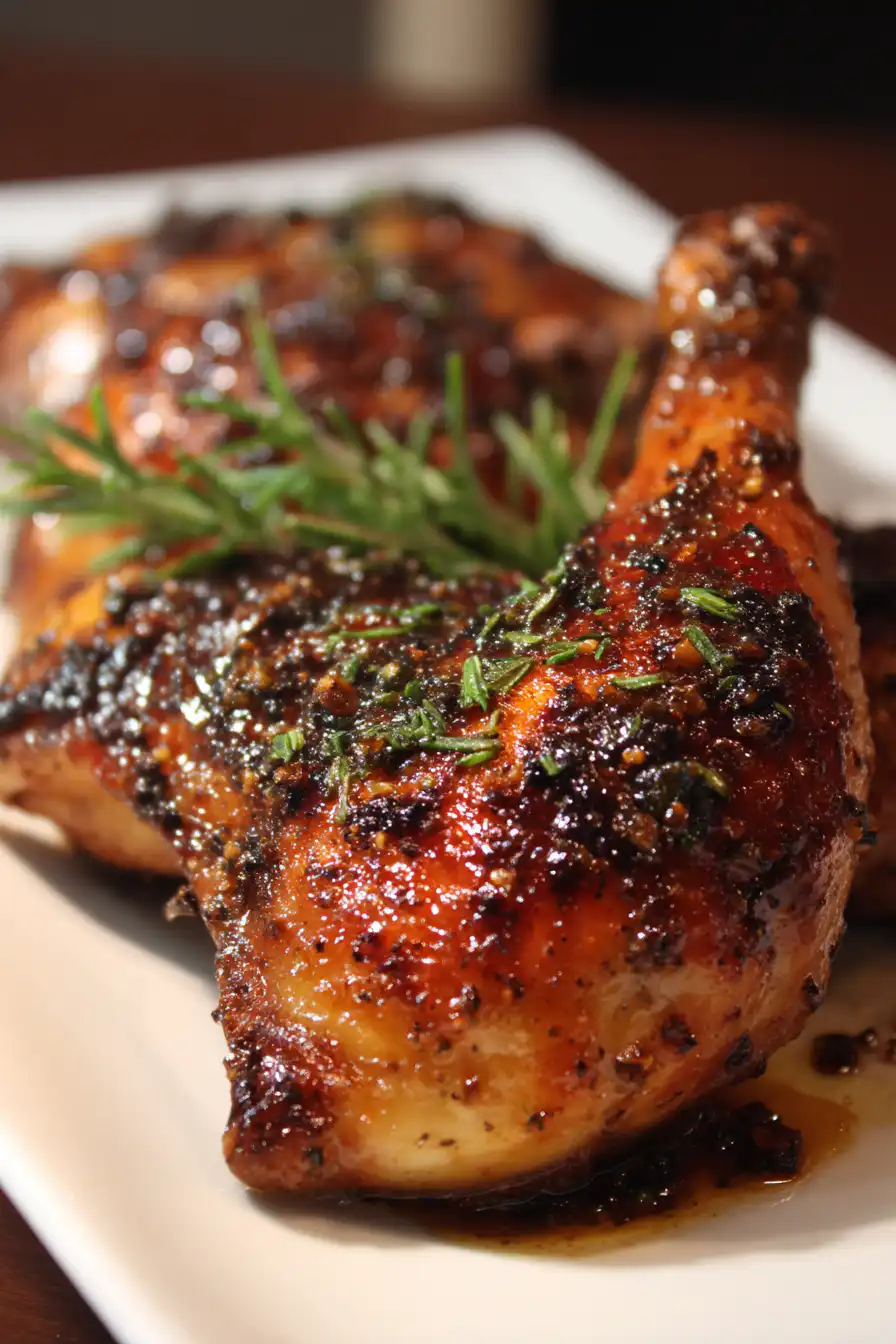 Baked Garlic Brown Sugar Chicken