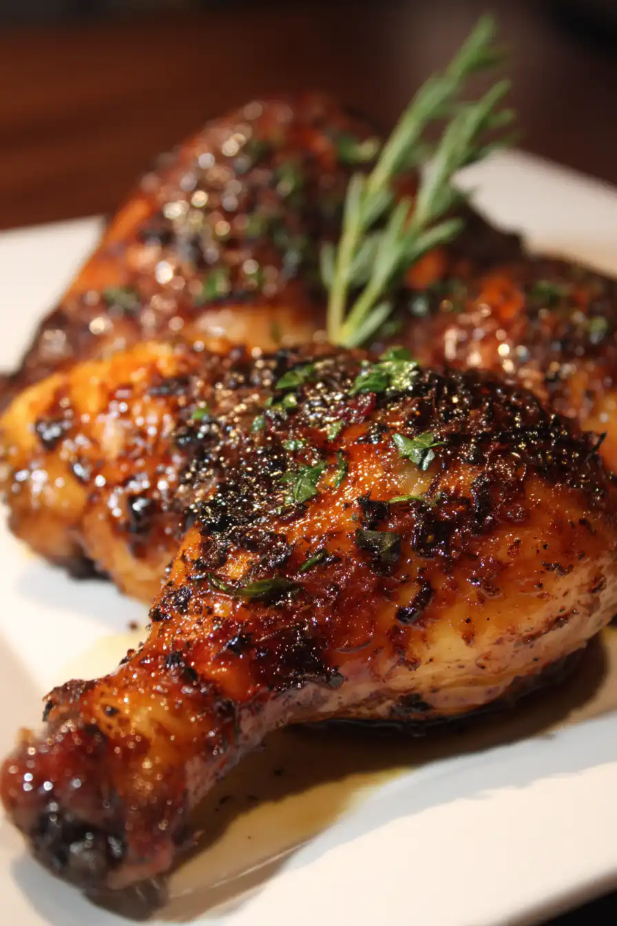 Baked Garlic Brown Sugar Chicken