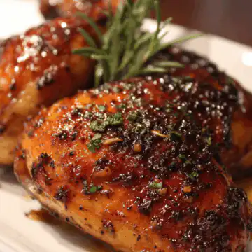 Baked Garlic Brown Sugar Chicken