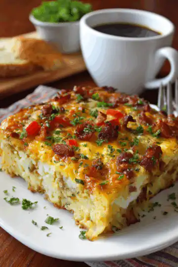 Best Breakfast Casserole (Hash Browns & Eggs)