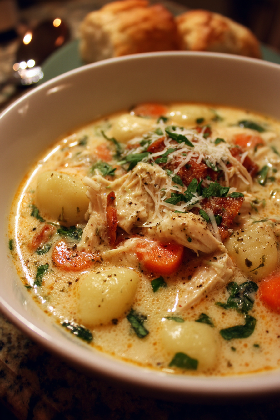 Better Than Olive Garden Chicken Gnocchi Soup