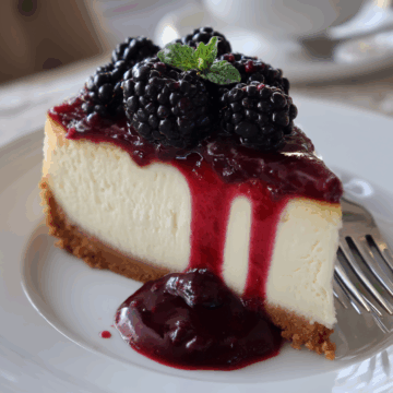 Blackberry Bliss Cheesecake