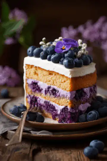 Blueberry Lavender Cake
