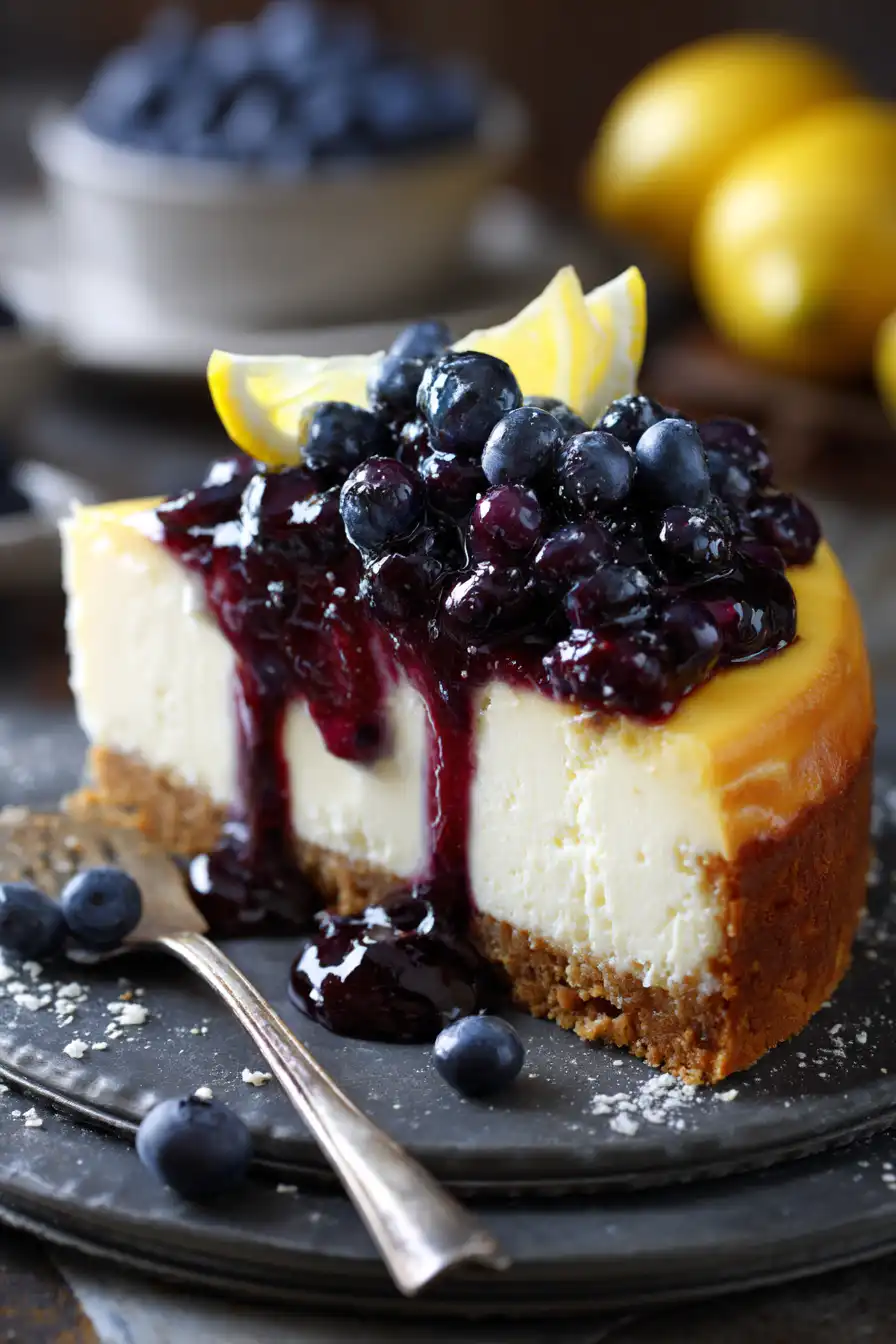Blueberry Lemon Cheesecake