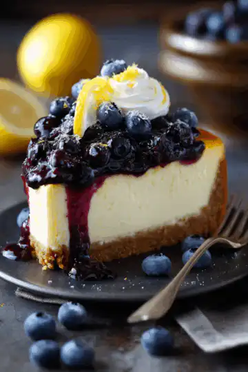 Blueberry Lemon Cheesecake