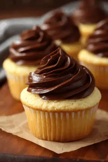 Boston Cream Cupcakes