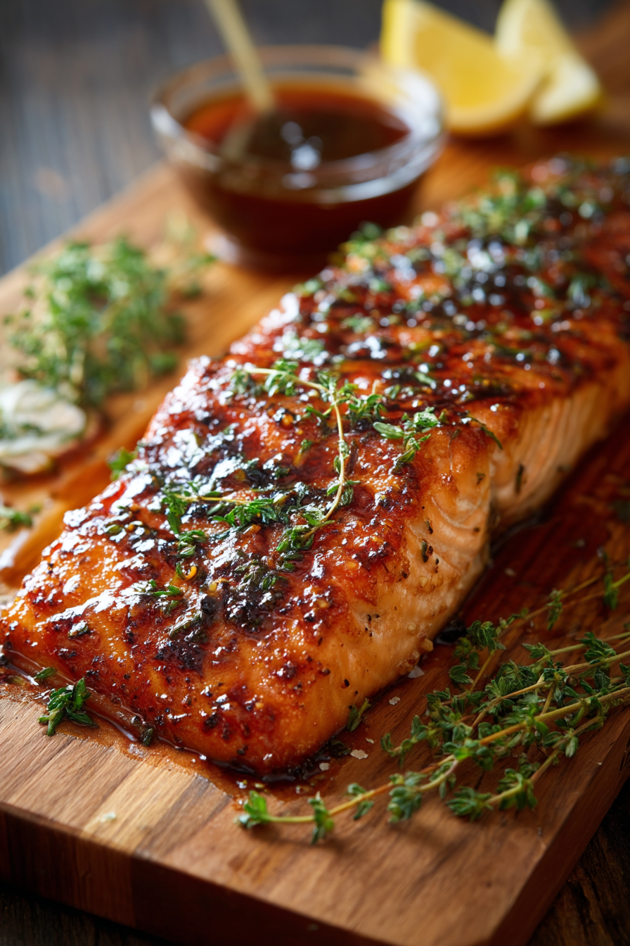 Brown Sugar Glazed Salmon