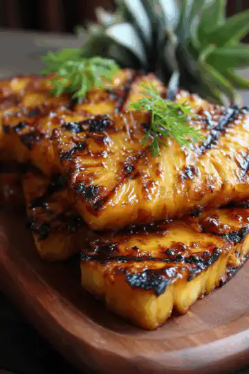 Brown Sugar Grilled Pineapple
