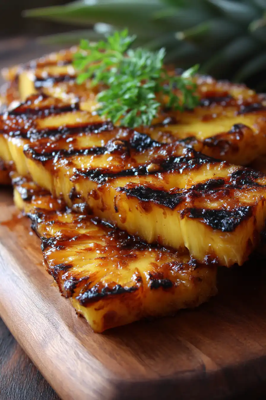 Brown Sugar Grilled Pineapple