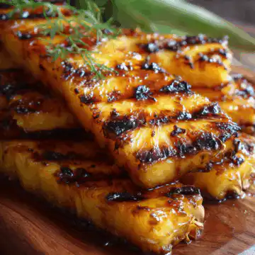 Brown Sugar Grilled Pineapple