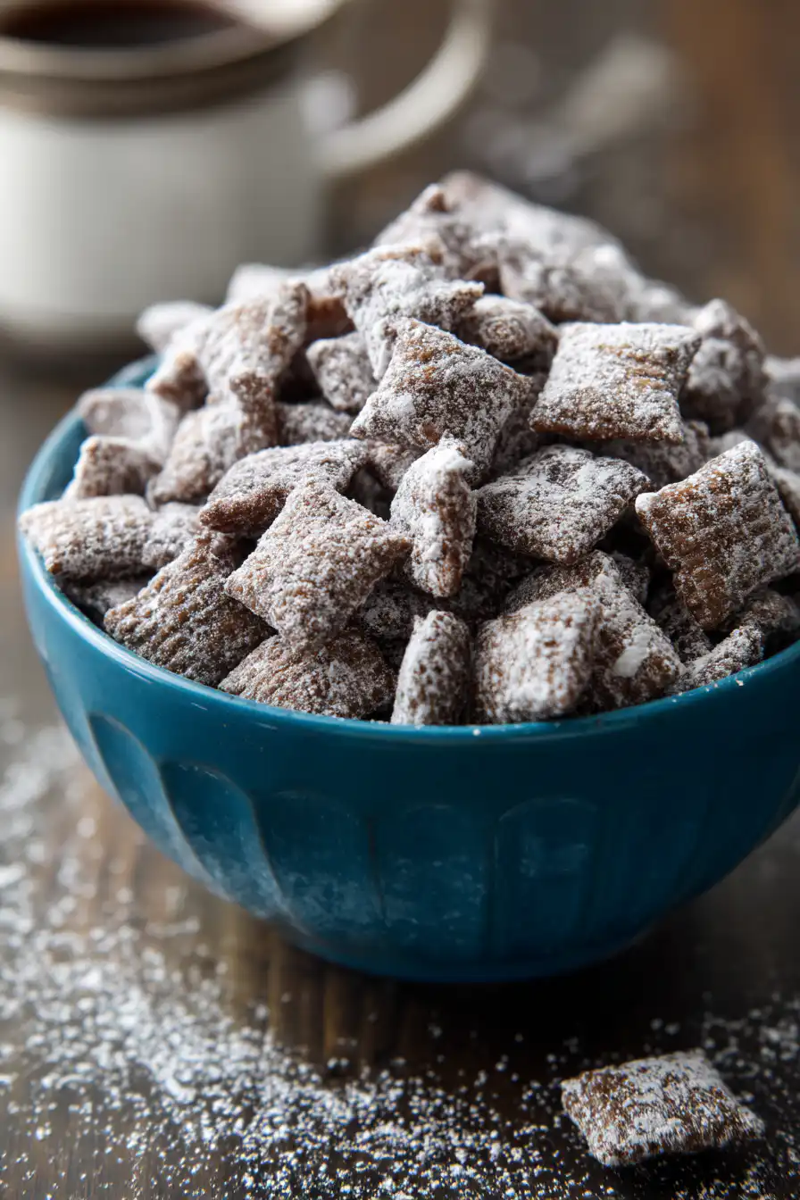 Brownie Batter Puppy Chow