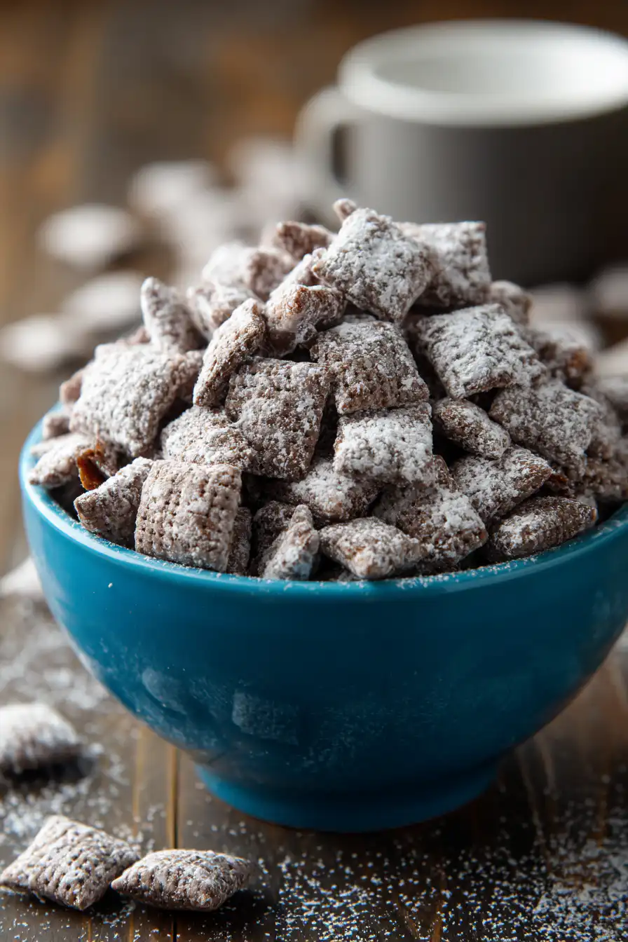 Brownie Batter Puppy Chow