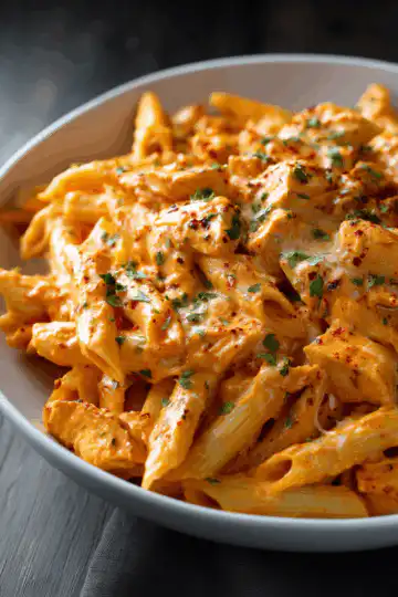 Buffalo Chicken Alfredo Penne
