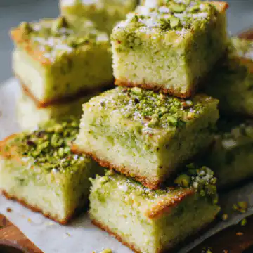 Buttery Pistachio Sugar Cookie Bars