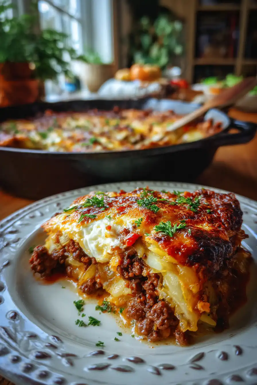 Cabbage Beef Bake