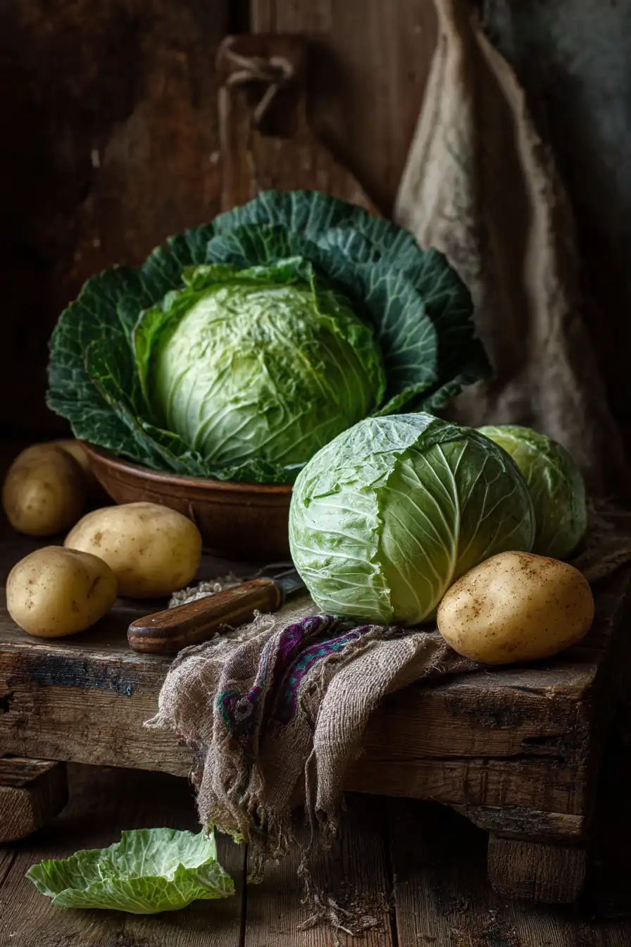 Cabbage and potatoes