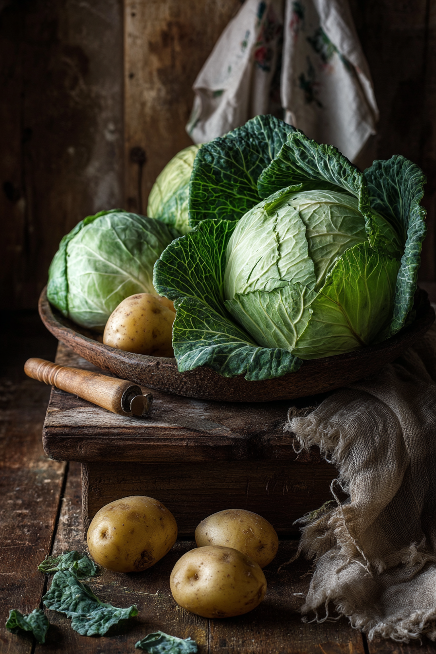 Cabbage and potatoes