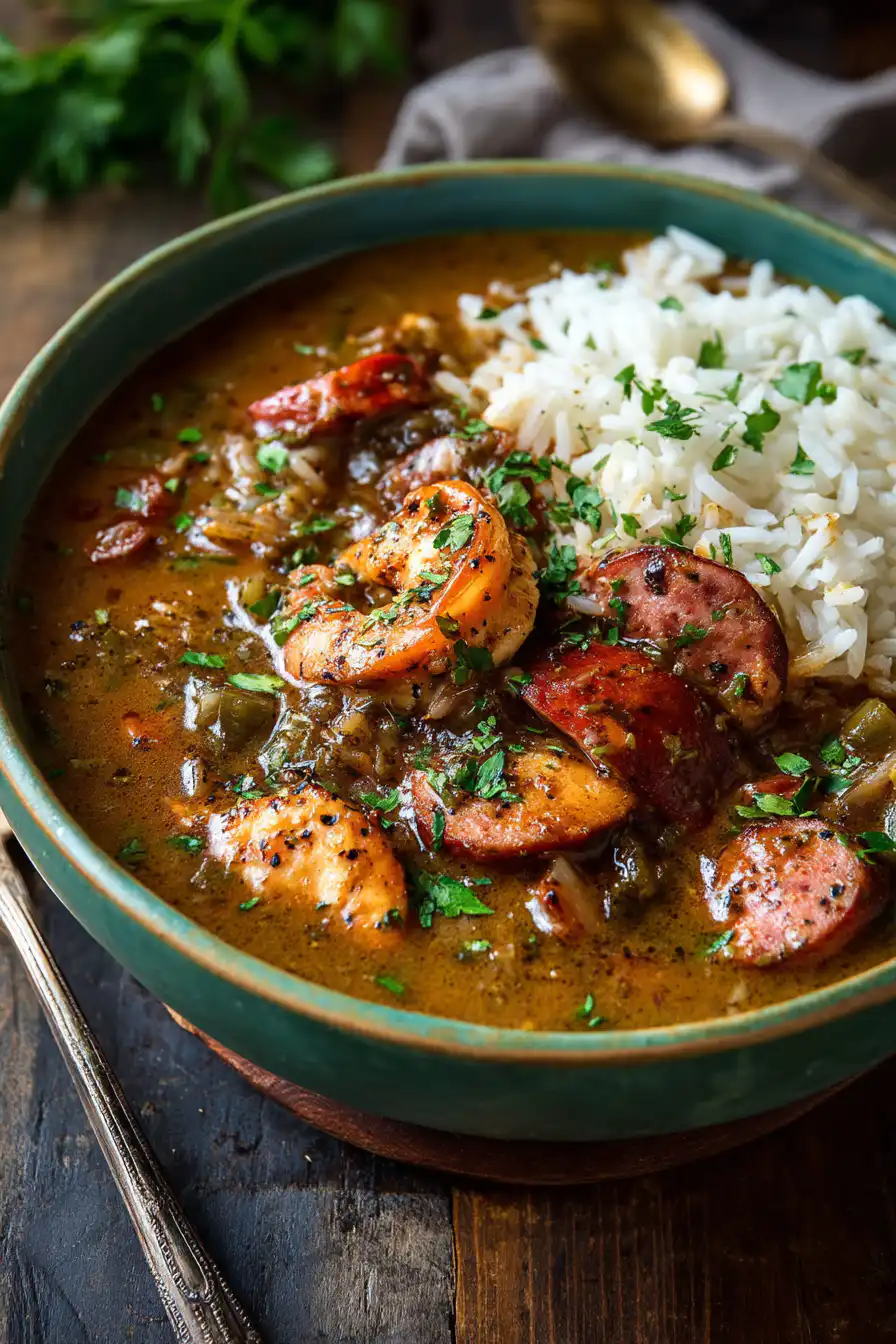 Cajun Chicken and Sausage Gumbo