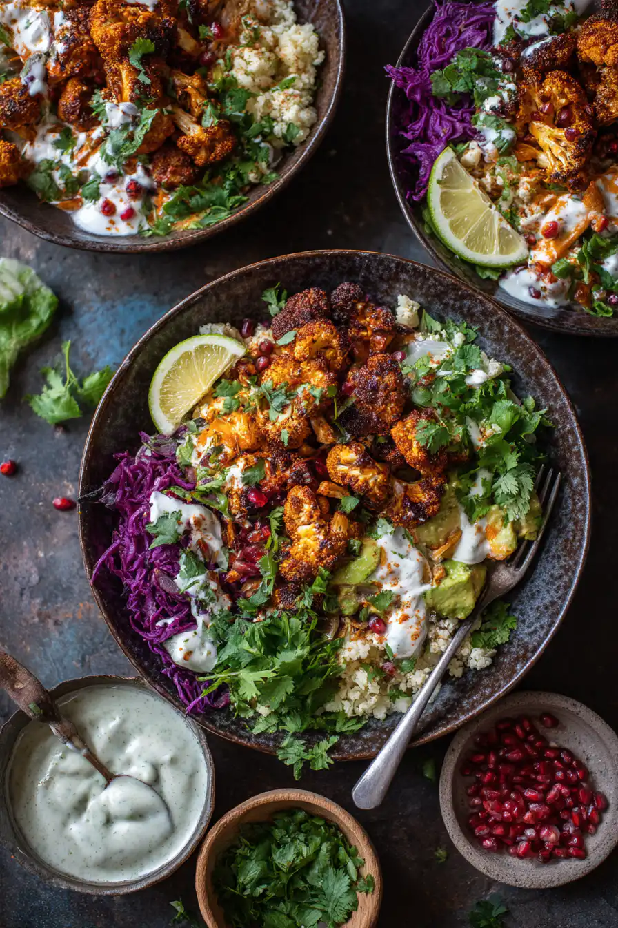 Cauliflower Shawarma Bowls