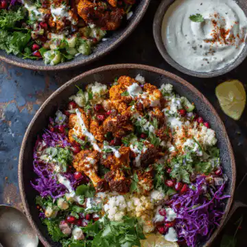 Cauliflower Shawarma Bowls