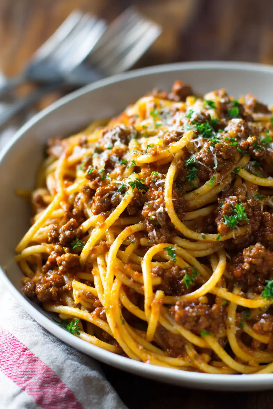 Cheesy Ground Beef Pasta