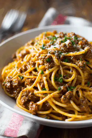 Cheesy Ground Beef Pasta