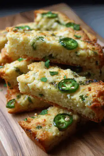 Cheesy Jalapeño Shortbread