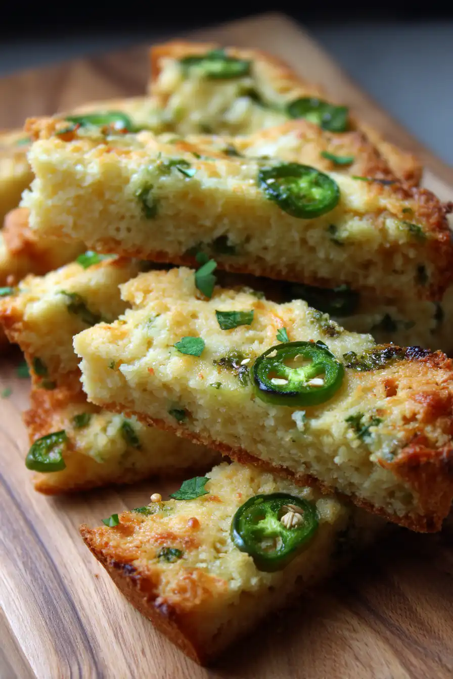 Cheesy Jalapeño Shortbread