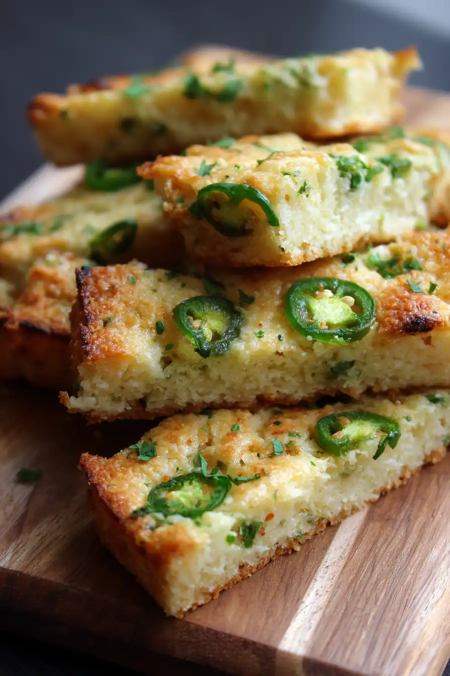 Cheesy Jalapeño Shortbread