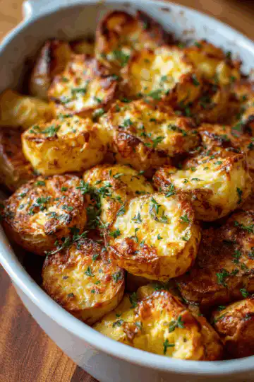 Cheesy Ranch Oven Roasted Potatoes