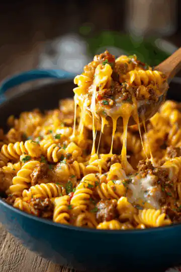 Cheesy Taco Pasta