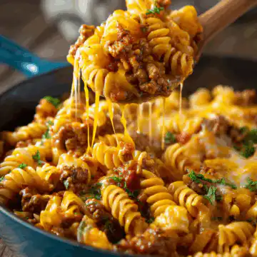 Cheesy Taco Pasta