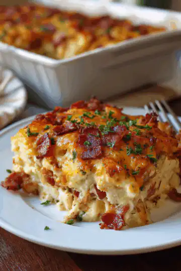Chicken Bacon Ranch Casserole