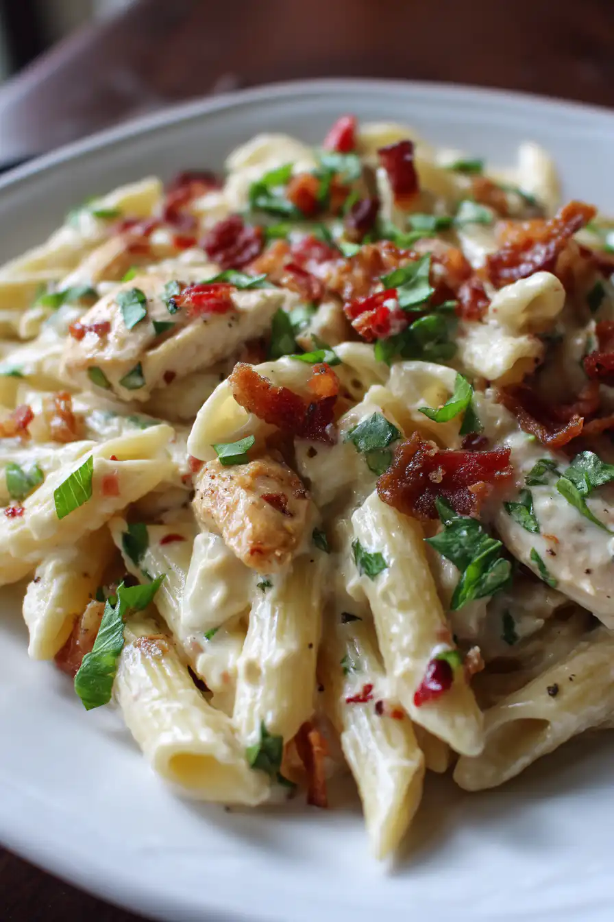 Chicken Bacon Ranch Pasta