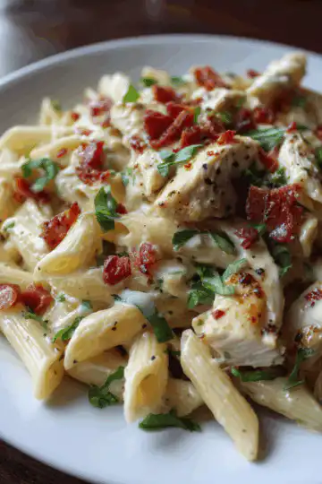 Chicken Bacon Ranch Pasta